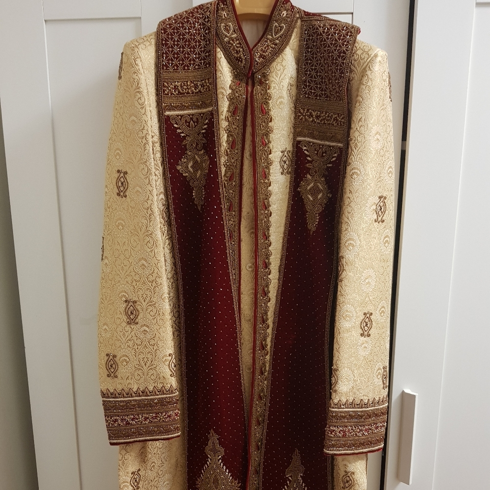 Men's Sherwani Full Outfit Wedding Groom